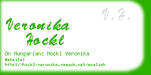 veronika hockl business card